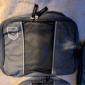 3 piece luggage organizer brand new dark gray